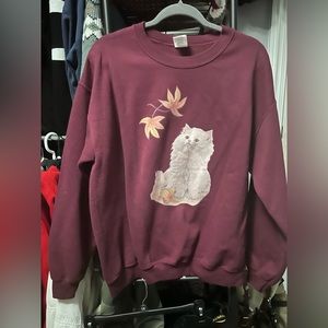 Vintage Cat Sweater